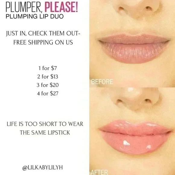 2 for $12- Maybelline Plumper Shaping Lip duo - Picture 7 of 7